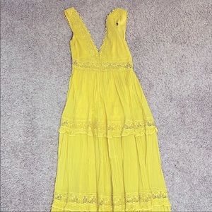 Forever 21 Long Yellow Sundress